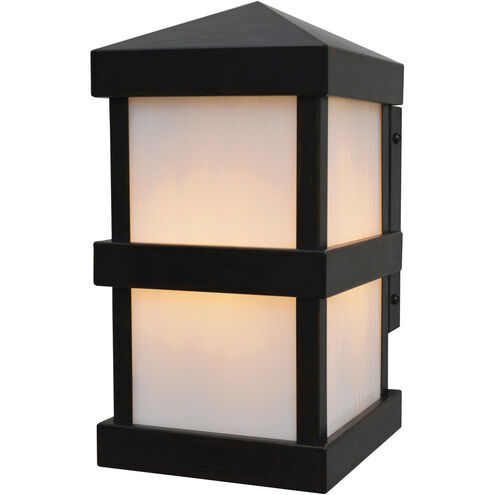 Barcelona 1 Light 11 inch Pewter Outdoor Wall Lantern in Flemish