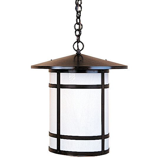 Berkeley 1 Light 17 inch Rustic Brown Pendant Ceiling Light in Clear Seedy