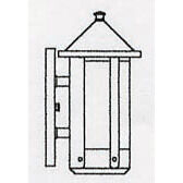 Berkeley 1 Light 11.12 inch Rustic Brown Outdoor Wall Mount in Off White