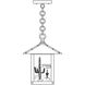 Timber Ridge 1 Light 12 inch Bronze Pendant Ceiling Light in Almond Mica