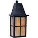 Hartford 1 Light 14 inch Rustic Brown Outdoor Wall Mount in Off White