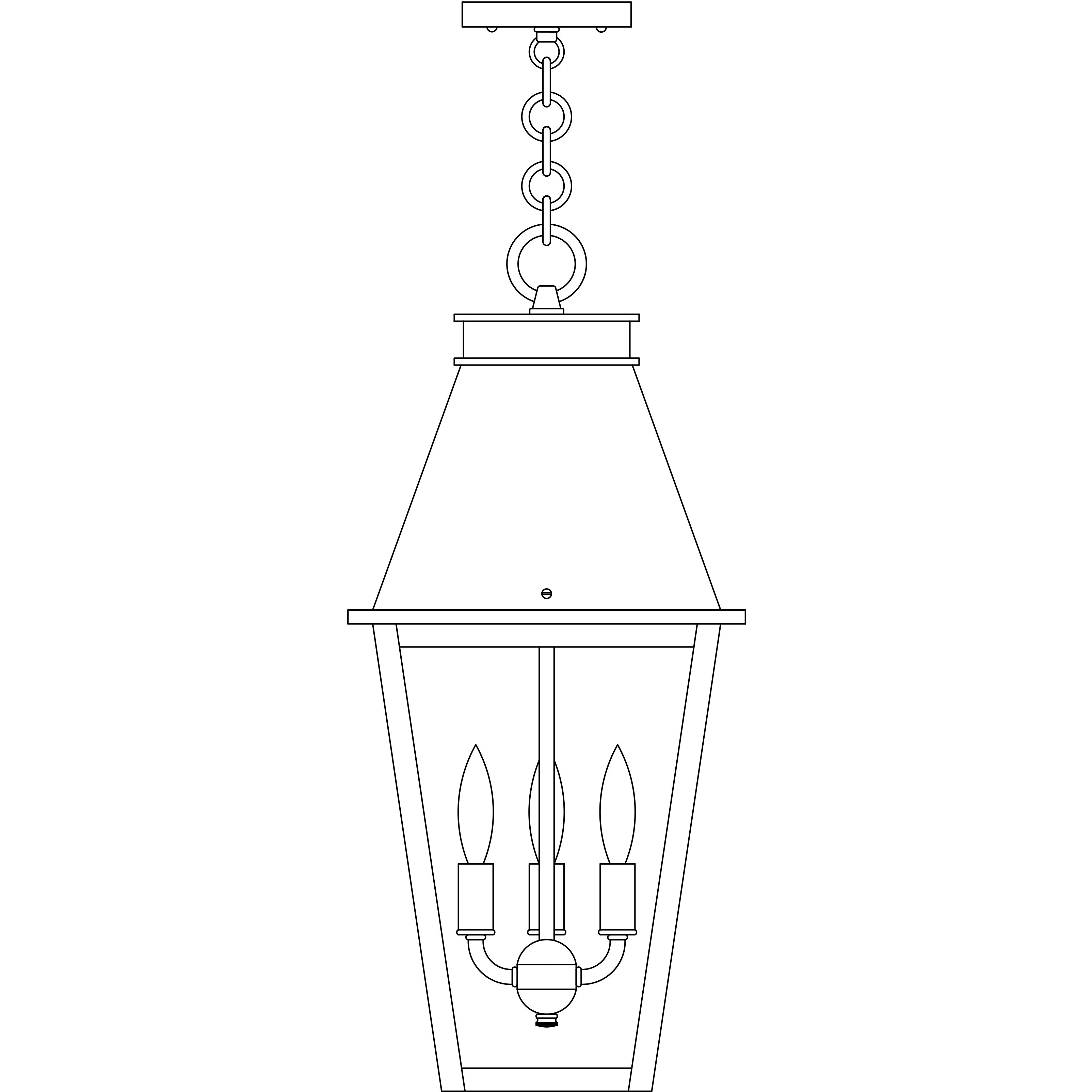 Croydon 3 Light 10 inch Verdigris Patina Pendant Ceiling Light in Clear