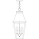 Croydon 3 Light 10 inch Antique Brass Pendant Ceiling Light in Clear