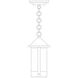 Berkeley 1 Light 5.63 inch Verdigris Patina Pendant Ceiling Light in Tan