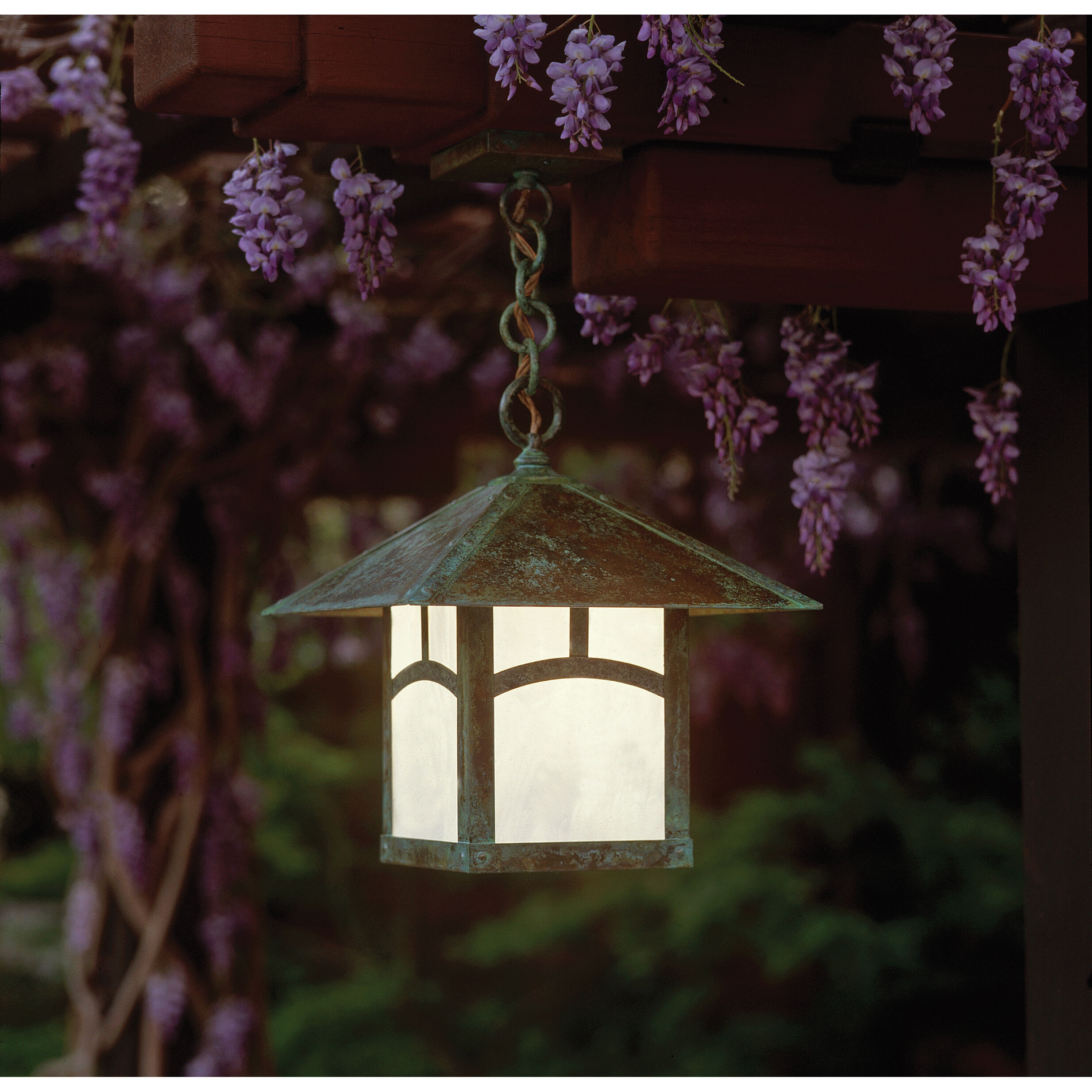 Evergreen 1 Light 16 inch Verdigris Patina Pendant Ceiling Light in Rain Mist, Sycamore Filigree