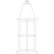 Hartford 1 Light 18.5 inch Antique Brass Column Mount in Off White