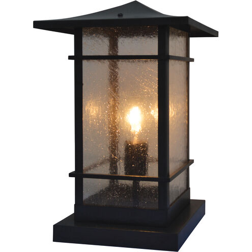 Katsura 1 Light 13 inch Antique Brass Column Mount in Off White
