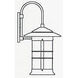 Newport 1 Light 27.12 inch Rustic Brown Outdoor Wall Mount in Off White