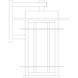 Oak Park 1 Light 15 inch Verdigris Patina Outdoor Wall Mount in White Opalescent