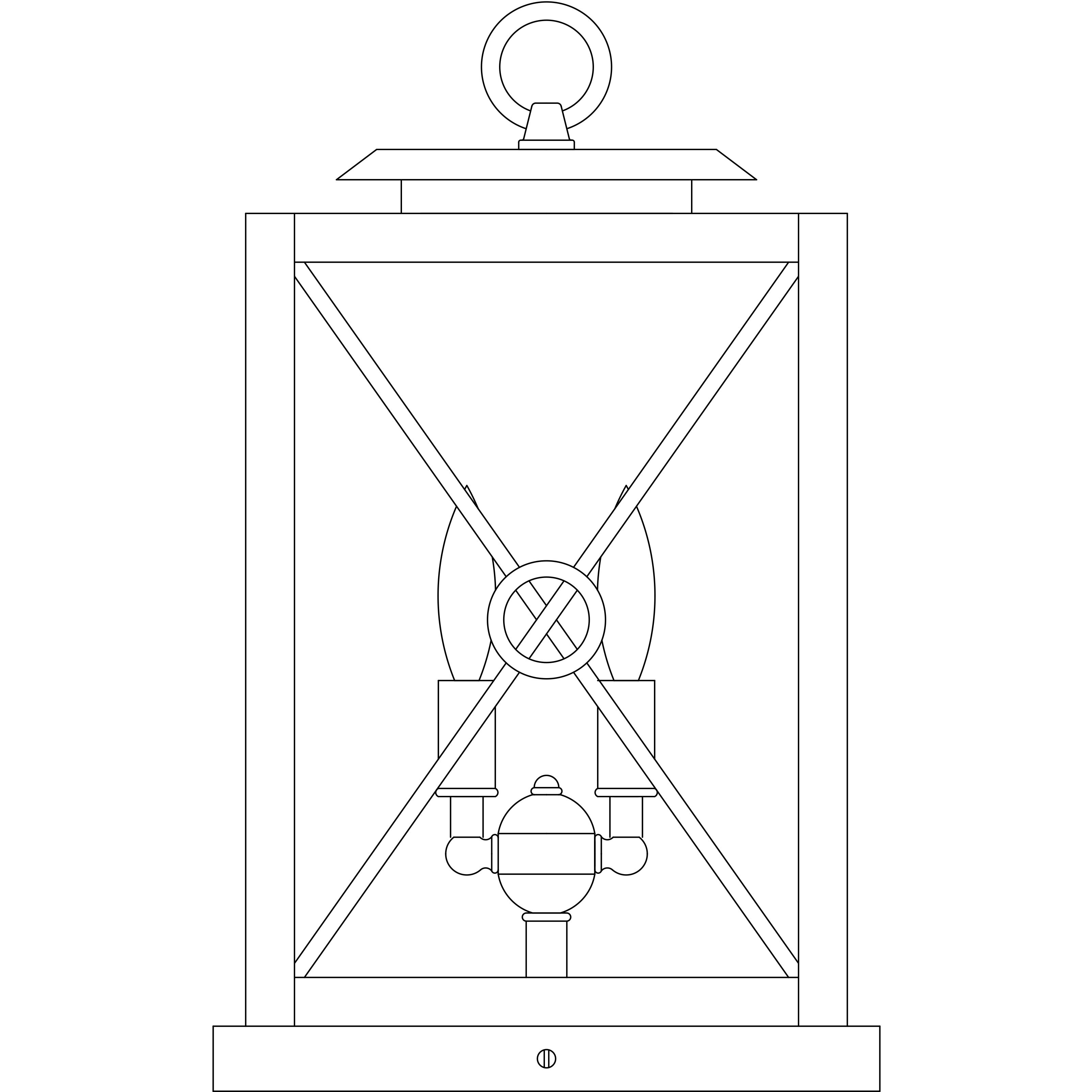 Exeter 2 Light 16.5 inch Satin Black Column Mount in White Opalescent