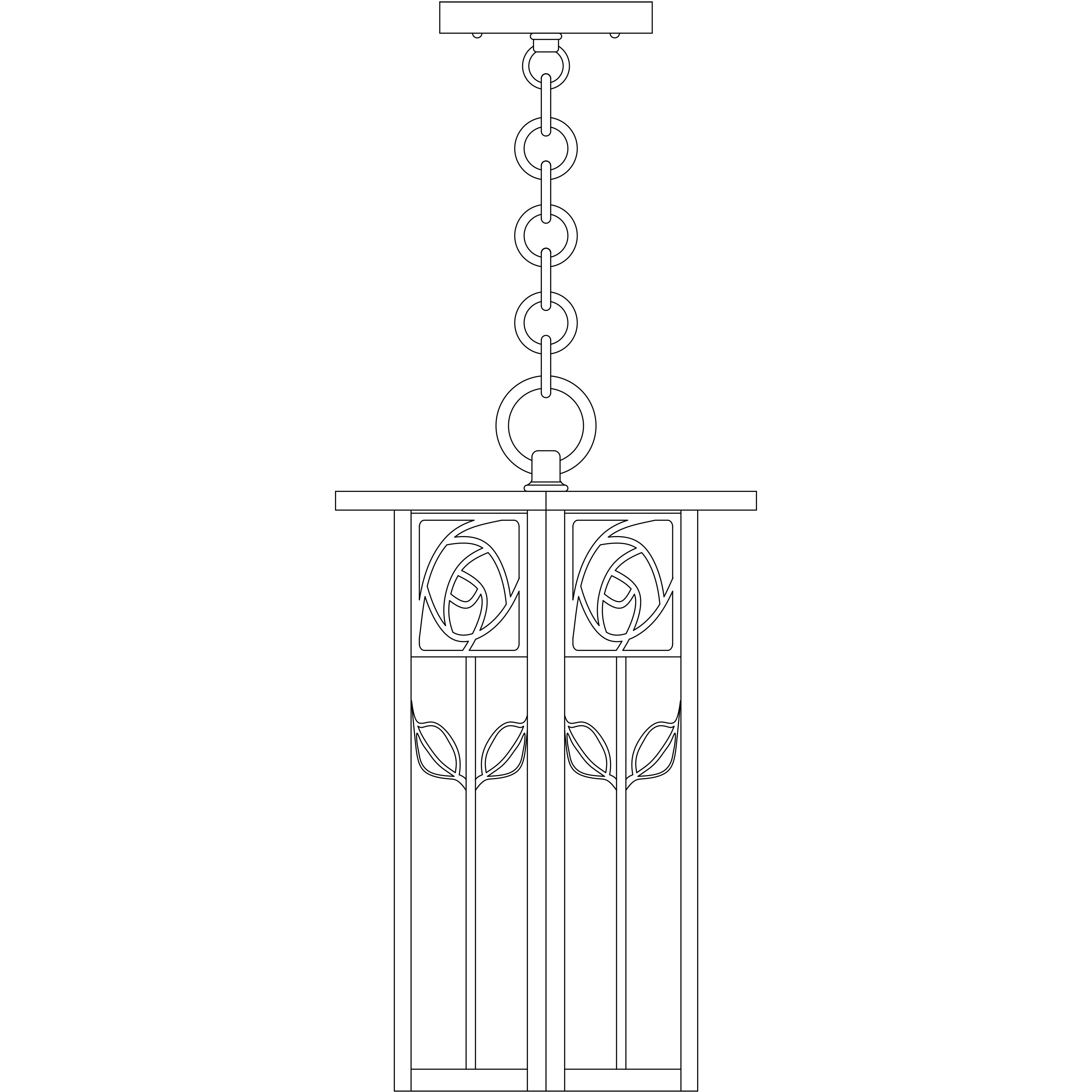 Saint Clair 1 Light 8 inch Rustic Brown Pendant Ceiling Light in Frosted