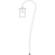 Mission 12V 18 watt Antique Brass Landscape Light in Almond Mica, Empty
