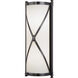Chase 2 Light 6.5 inch Deep Patina Bronze Wall Sconce Wall Light