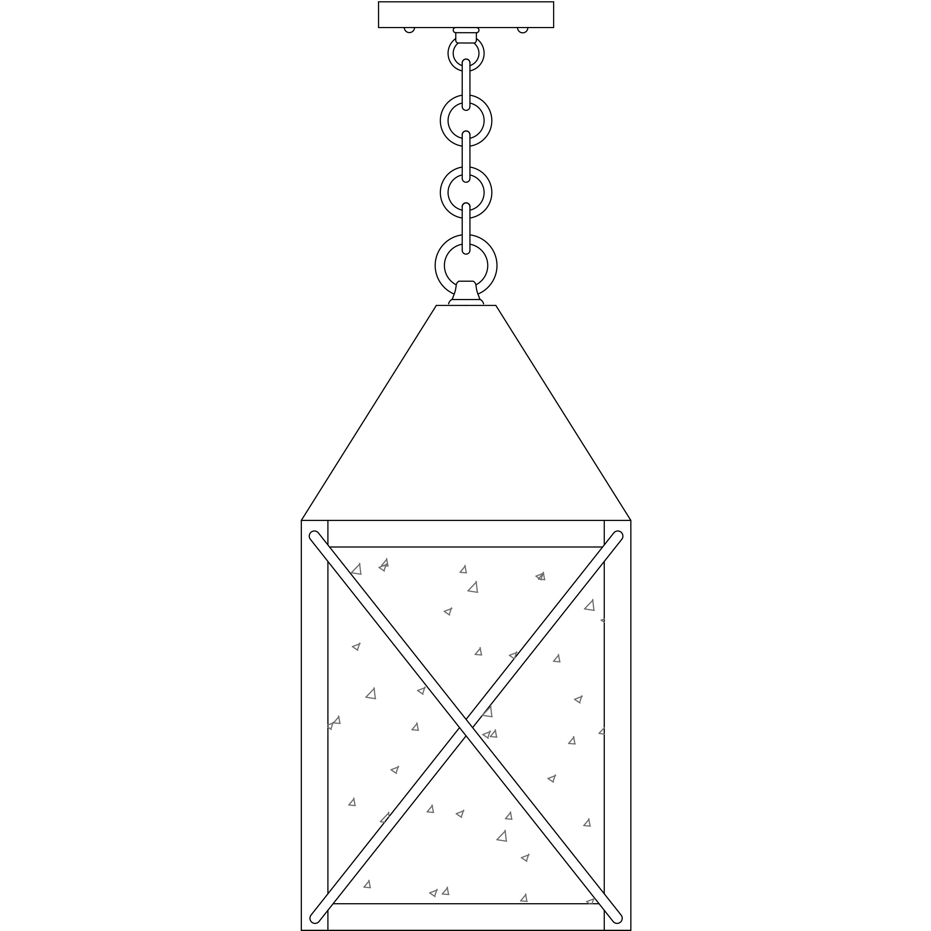 Nottingham 1 Light 8 inch Rustic Brown Pendant Ceiling Light in Tan