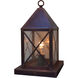 Nottingham 1 Light 14 inch Antique Copper Column Mount in Cream