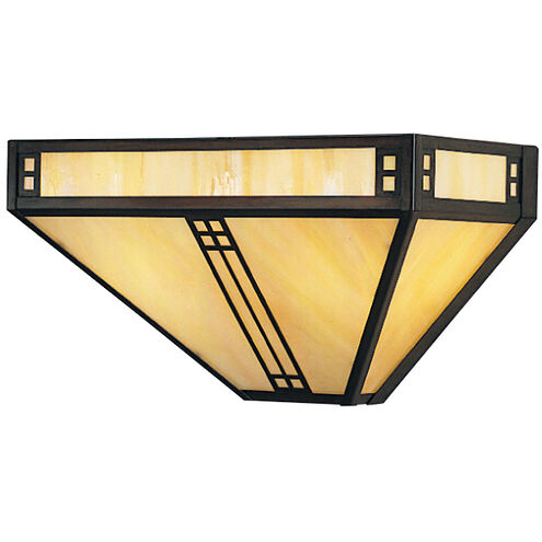 Prairie 2 Light 12 inch Verdigris Patina Wall Mount Wall Light in White Opalescent
