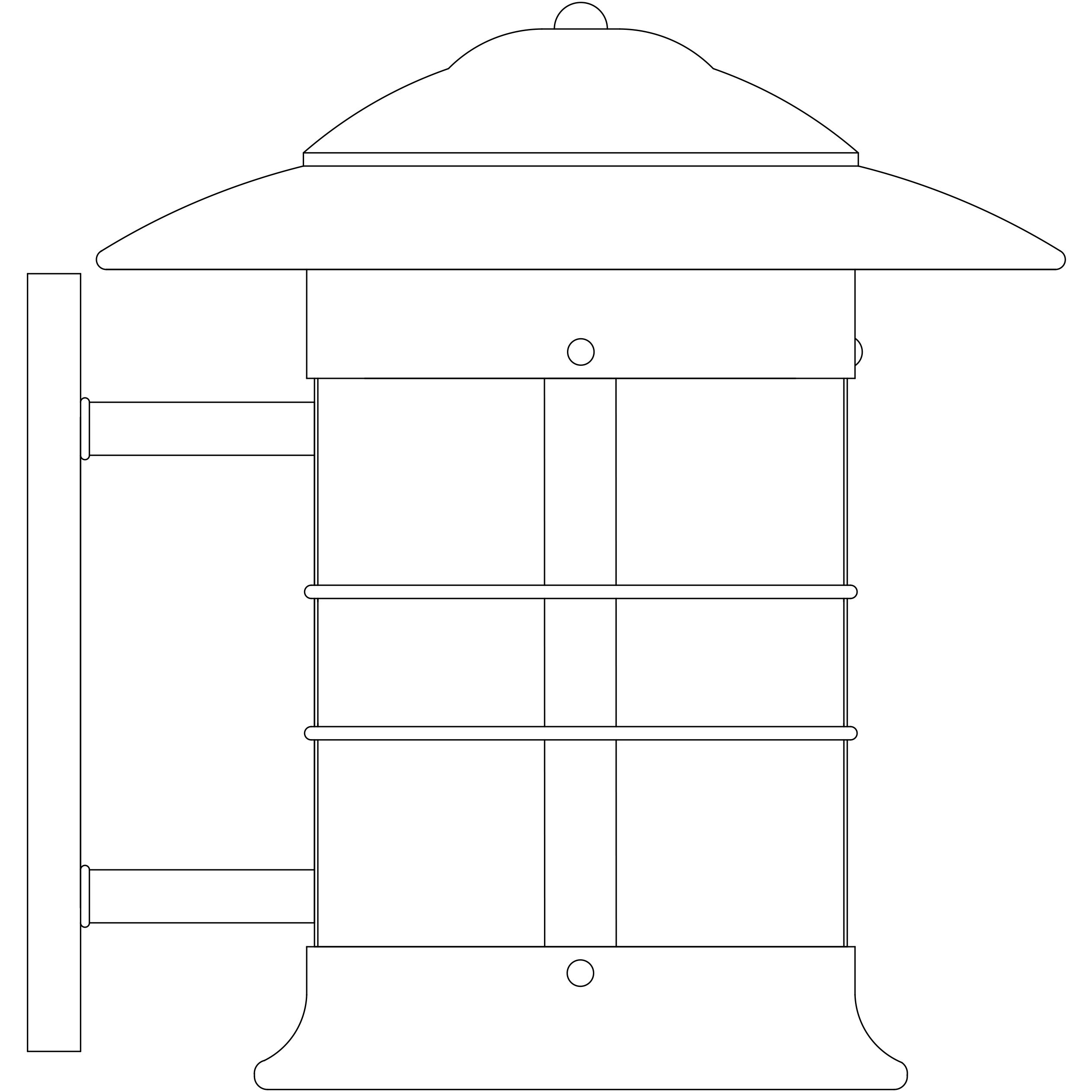 Newport 1 Light 13.75 inch Bronze Wall Mount Wall Light in White Opalescent