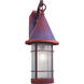 Valencia 1 Light 28.62 inch Satin Black Outdoor Wall Mount in Cream