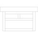 Mission 2 Light 8.38 inch Rustic Brown Flush Mount Ceiling Light in Off White, T-Bar Overlay