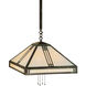 Prairie 4 Light 18.12 inch Raw Copper Pendant Ceiling Light in Almond Mica