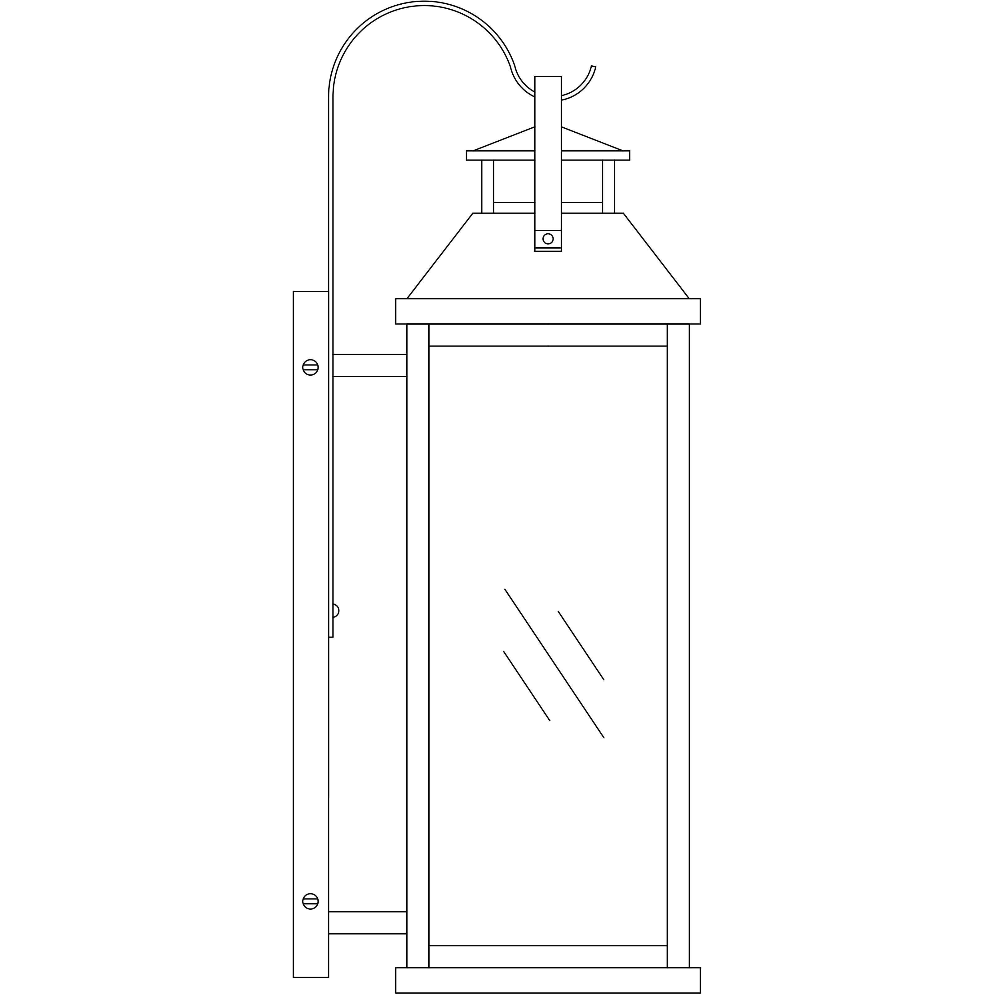 Canterbury 3 Light 22.5 inch Verdigris Patina Outdoor Wall Mount in Off White