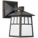 Raymond 1 Light 10.38 inch Verdigris Patina Outdoor Wall Mount in Rain Mist