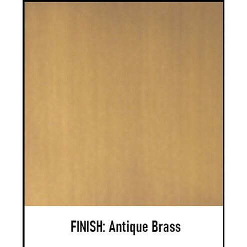 Prairie 4 Light 15 inch Antique Brass Semi-Flush Mount Ceiling Light in Gold White Iridescent