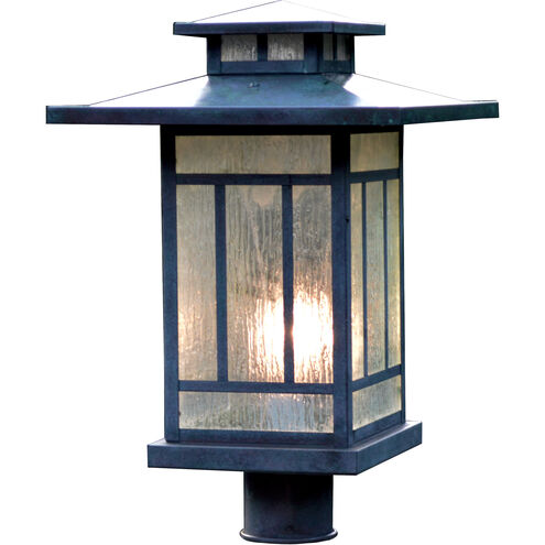 Kennebec 1 Light 15.62 inch Bronze Post Mount in Frosted