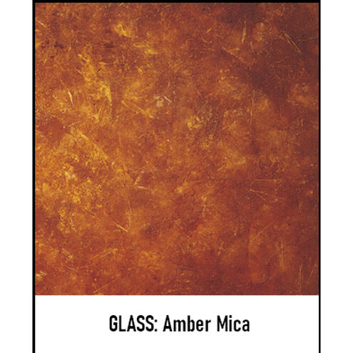 Valencia 1 Light 6.25 inch Satin Black Pendant Ceiling Light in Amber Mica