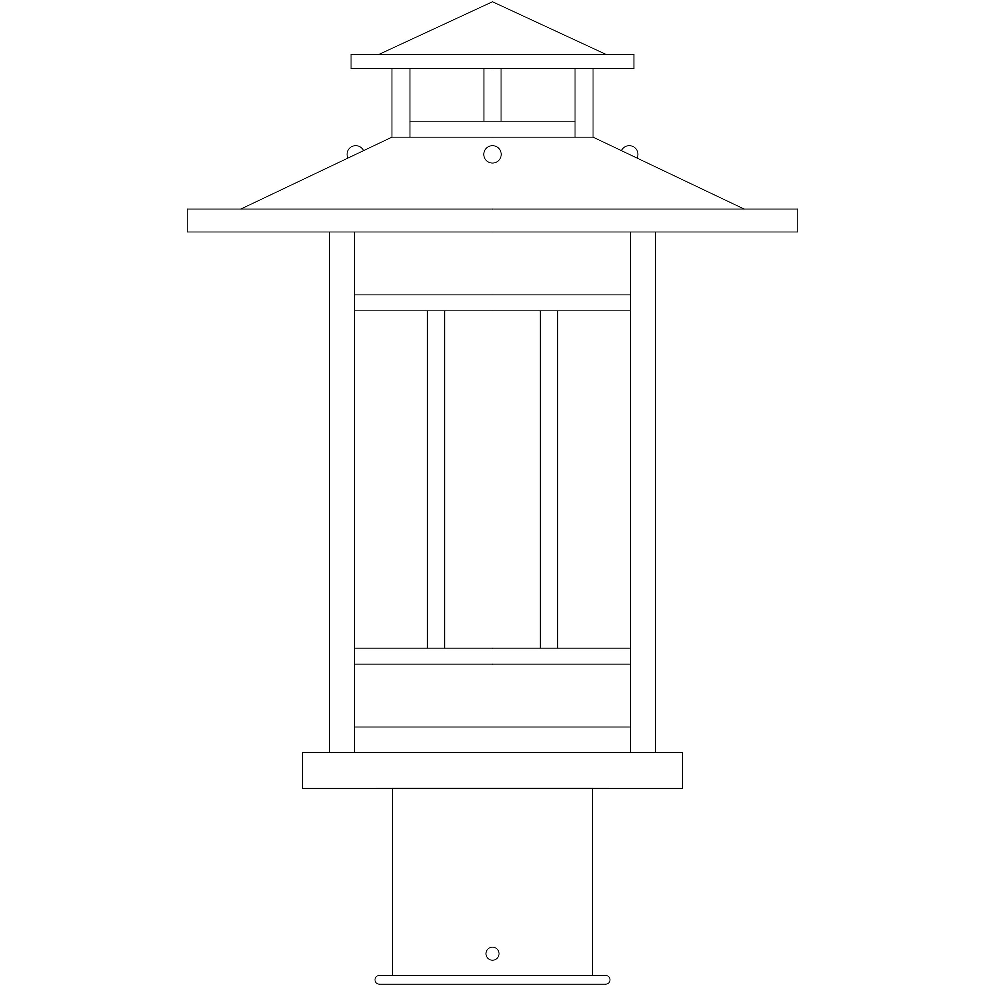 Kennebec 1 Light 11.25 inch Antique Brass Post Mount in White Opalescent