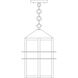 Bexley 1 Light 5 inch Pewter Pendant Ceiling Light in Amber Mica