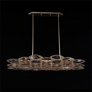 Petaline 6 Light 59.5 inch Horizontal Chandelier Ceiling Light