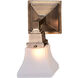 Ruskin 1 Light 5 inch Bronze Wall Mount Wall Light, Glass Sold Separately
