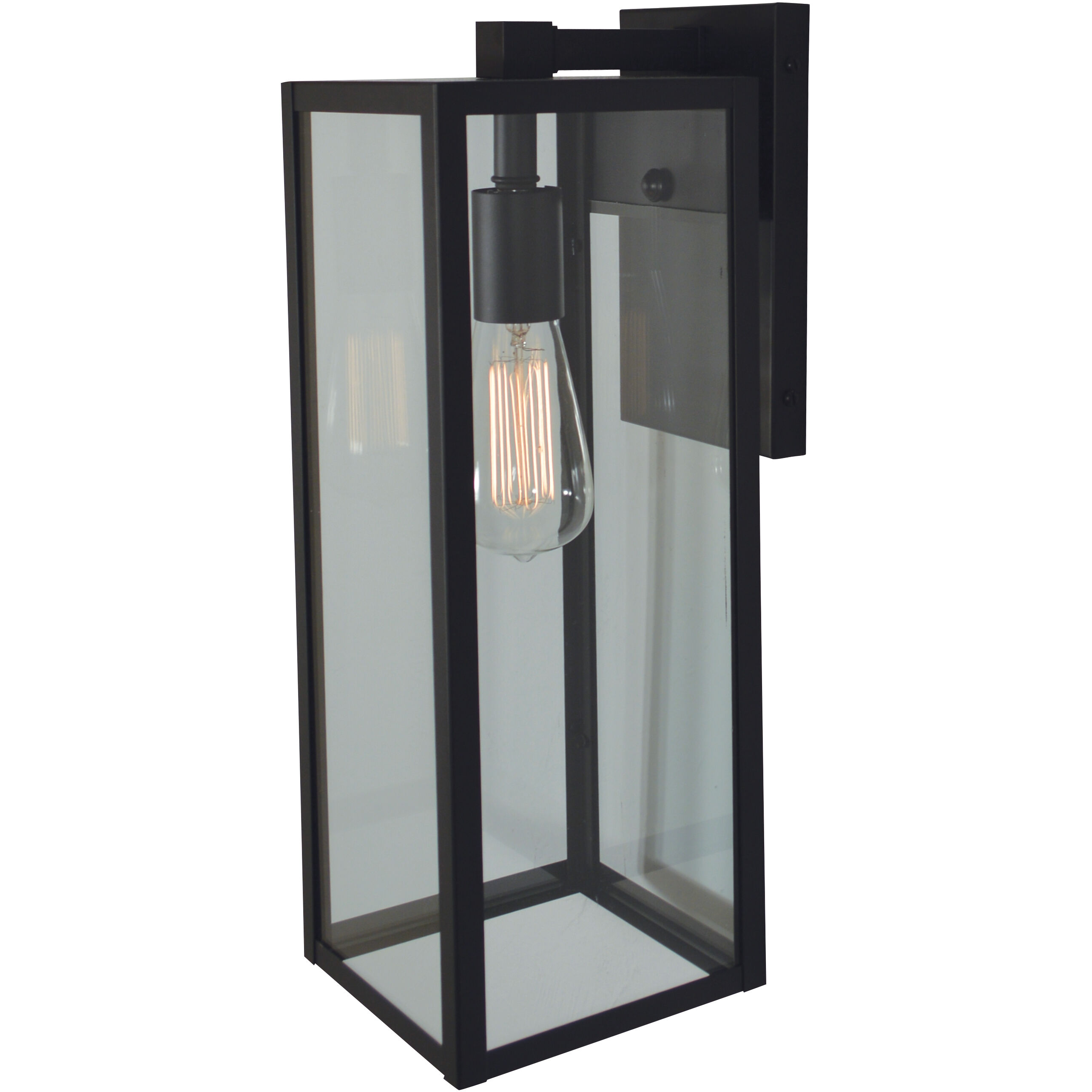 Vintage 1 Light 17.25 inch Pewter Outdoor Wall Mount in Off White