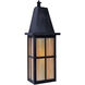 Hartford 1 Light 17.5 inch Pewter Outdoor Wall Mount in Cream