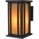 Glencoe 1 Light 15 inch Slate Outdoor Wall Mount in Almond Mica