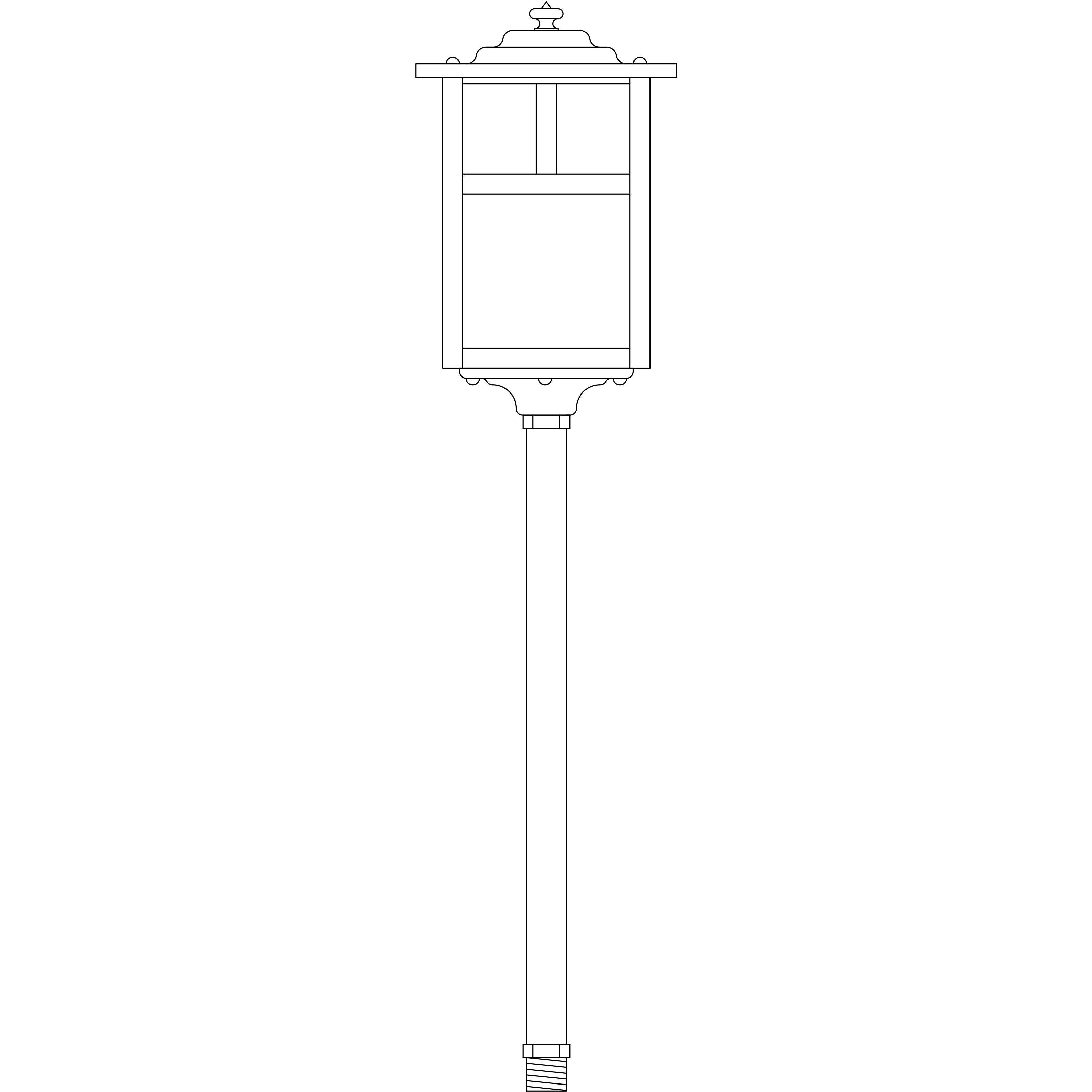 Mission 12V 18 watt Verdigris Patina Landscape Light in Gold White Iridescent, T-Bar Overlay