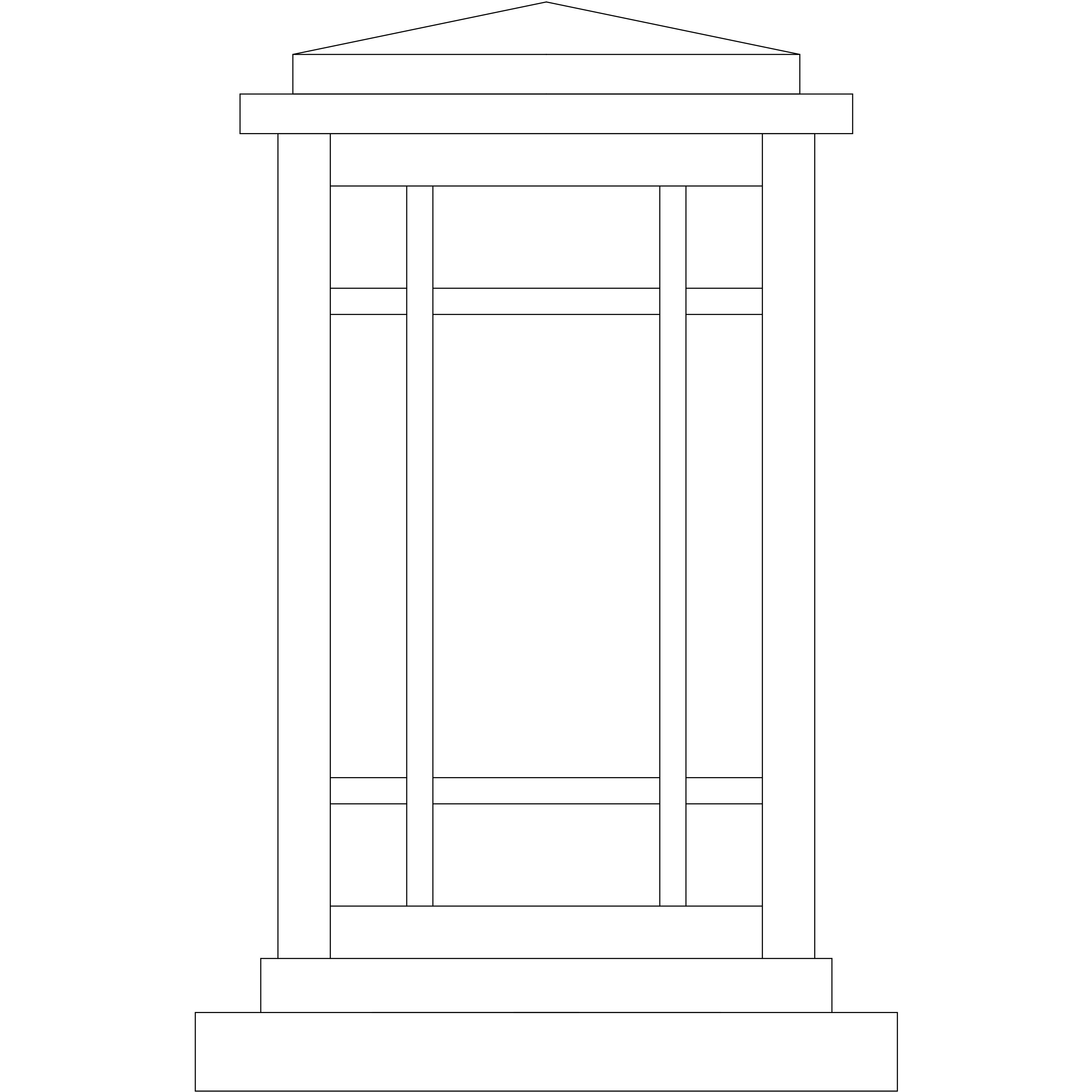 Avenue 1 Light 10.5 inch Rustic Brown Column Mount in Gold White Iridescent