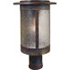 Santorini 1 Light 13 inch Antique Copper Outdoor Post Mount in Aerolite