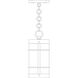 Valencia 1 Light 5.12 inch Rustic Brown Pendant Ceiling Light in White Opalescent