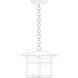Berkeley 1 Light 11 inch Bronze Pendant Ceiling Light in Cream