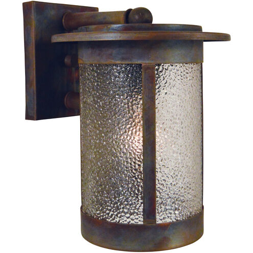 Santorini 1 Light 16 inch Verdigris Patina Outdoor Wall Mount in Flemish