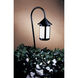 Berkeley 12V 18 watt Verdigris Patina Landscape Light in White Opalescent