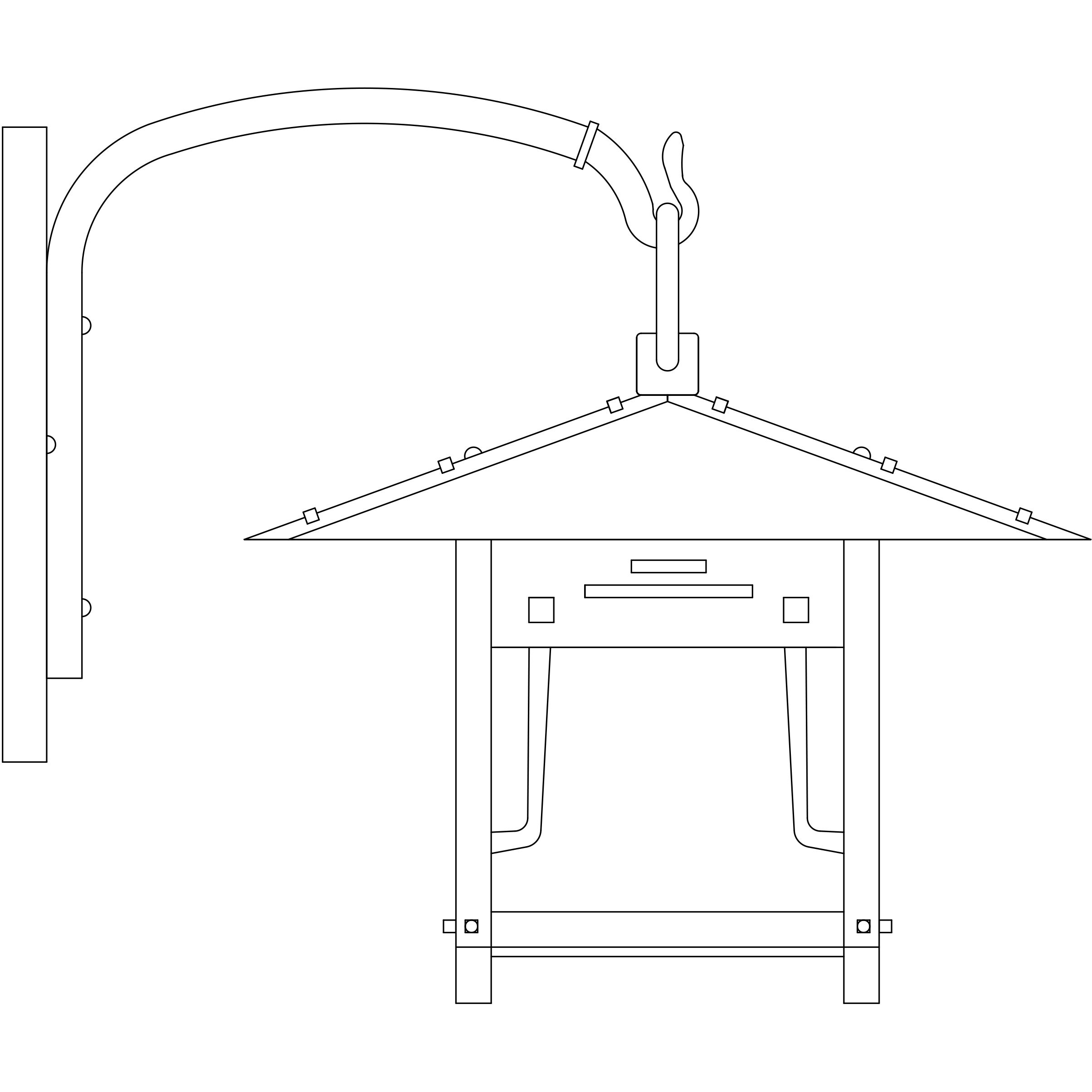 Pagoda 1 Light 12 inch Bronze Wall Mount Wall Light in Green-Red-Gold White Iridescent