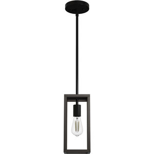 Squire Manor 1 Light 5 inch Matte Black Mini Pendant Ceiling Light