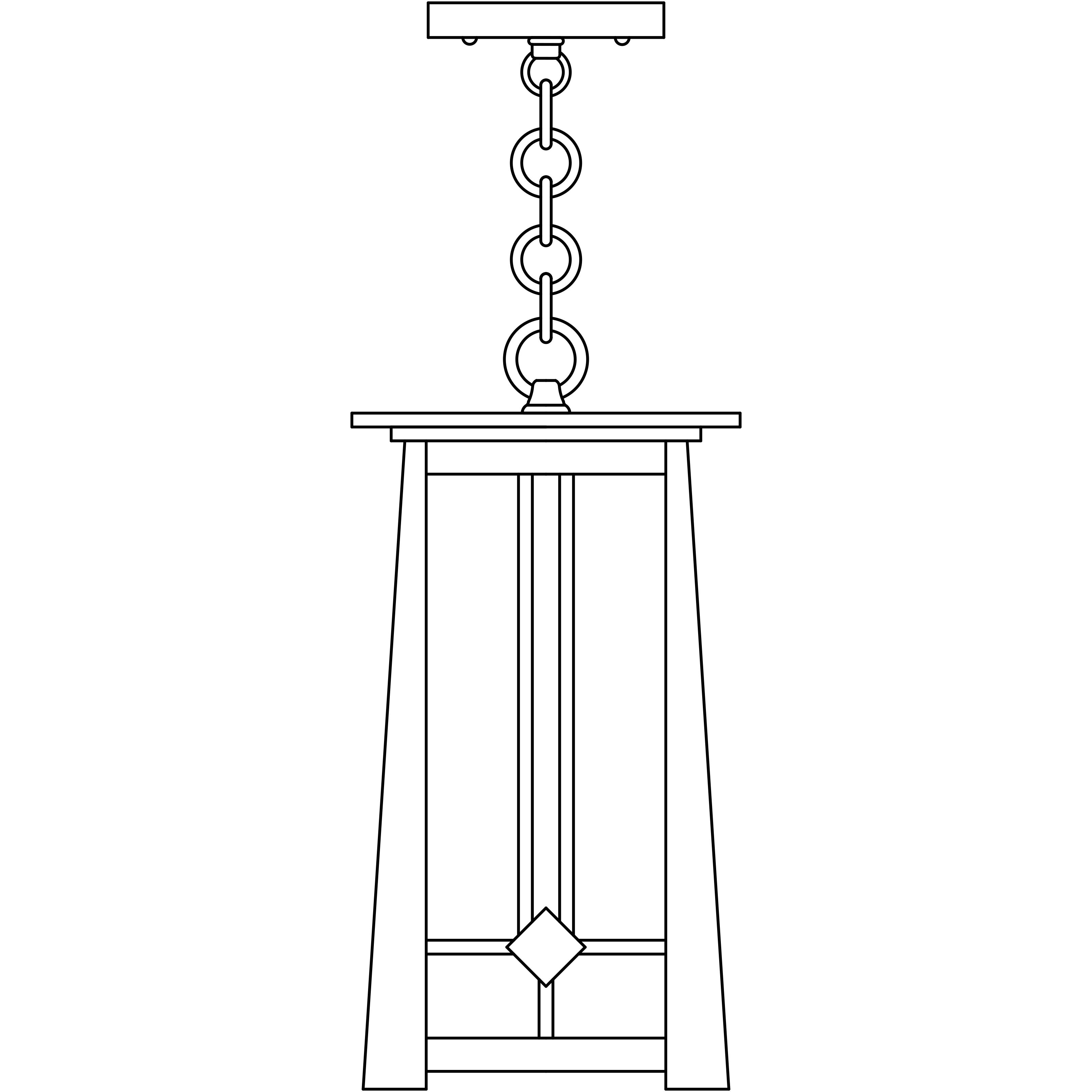 Aberdeen 1 Light 7 inch Satin Black Pendant Ceiling Light in Frosted