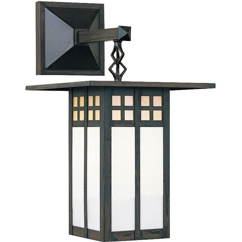 Glasgow 1 Light 9 inch Bronze Wall Mount Wall Light in Frosted