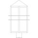 Bexley 1 Light 17.25 inch Antique Brass Post Mount in Clear