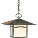 Monterey 1 Light 12 inch Verdigris Patina Pendant Ceiling Light in Off White, Cloud Lift Overlay