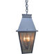 Croydon 3 Light 8 inch Verdigris Patina Pendant Ceiling Light in Rain Mist